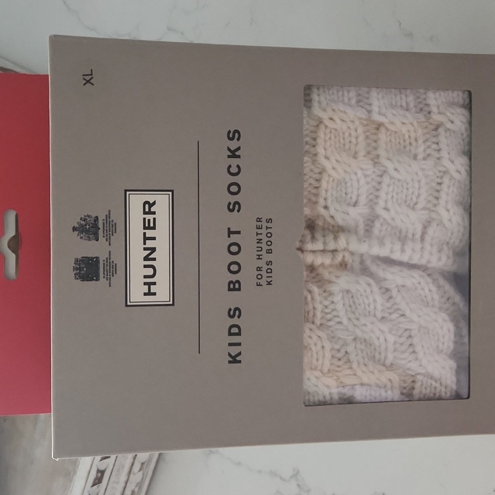 Hunter Kids Cable Knit Boot Socks